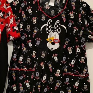 Disney Minnie Mouse Scrub Top